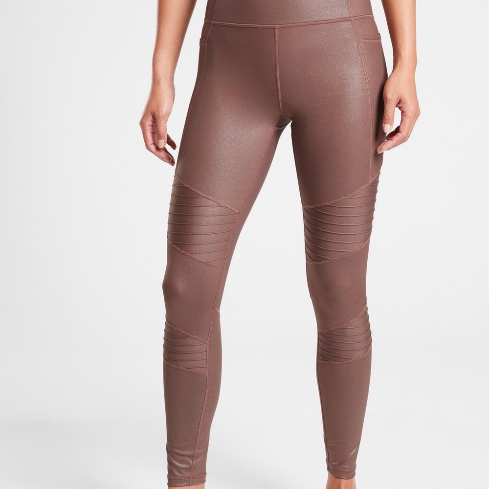 Athleta Moto Tights, Like New!